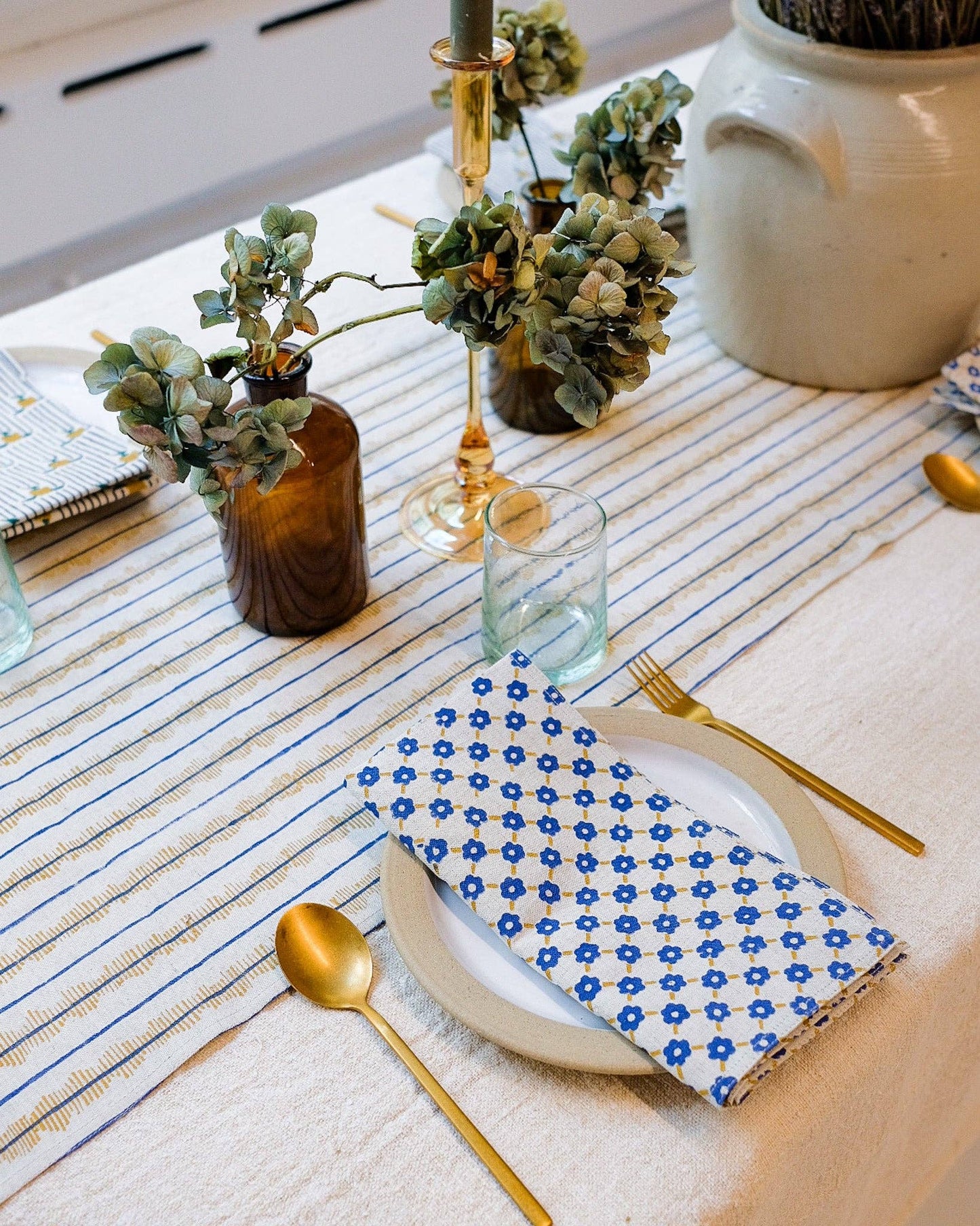 Sanya - Block-printed Table Runner