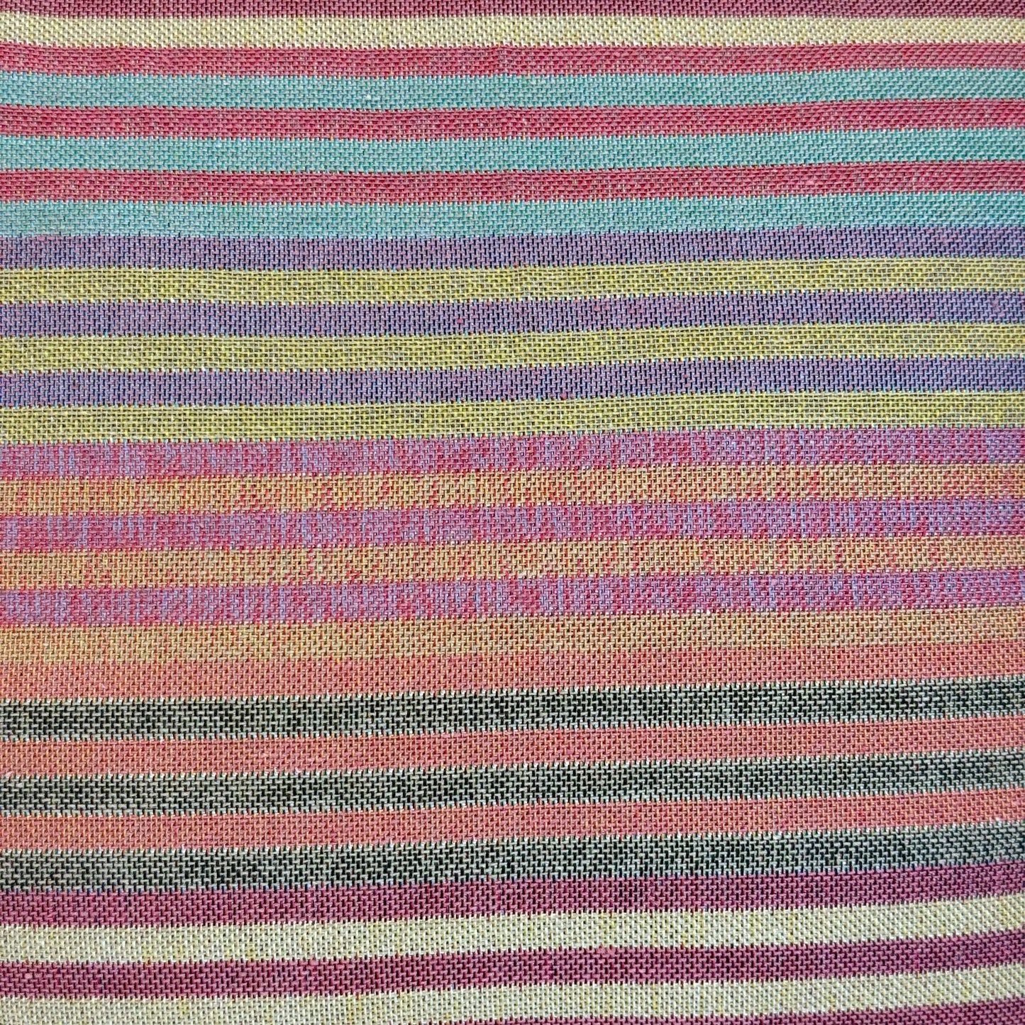 Striped Jacquard Large Makeup Bag – Multicolor (Maria)
