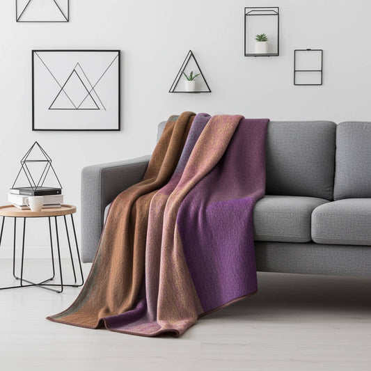 Alpaca Throw Blanket - Kaleidoscope