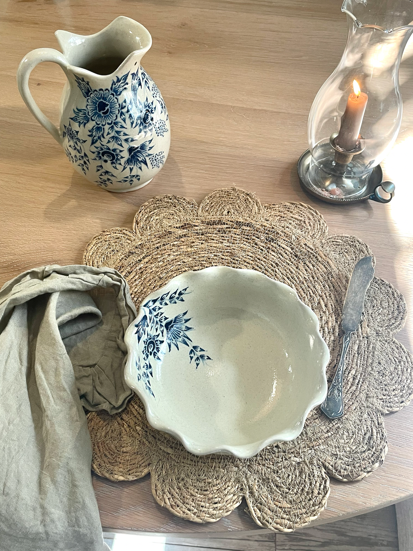 Hand-painted Talavera Pitcher