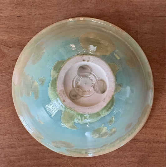Crystalline glaze dish