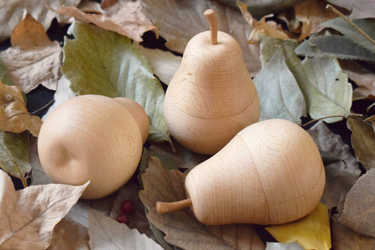 Pear Toothpick Holder – Handcrafted/ Natural Storage Box
