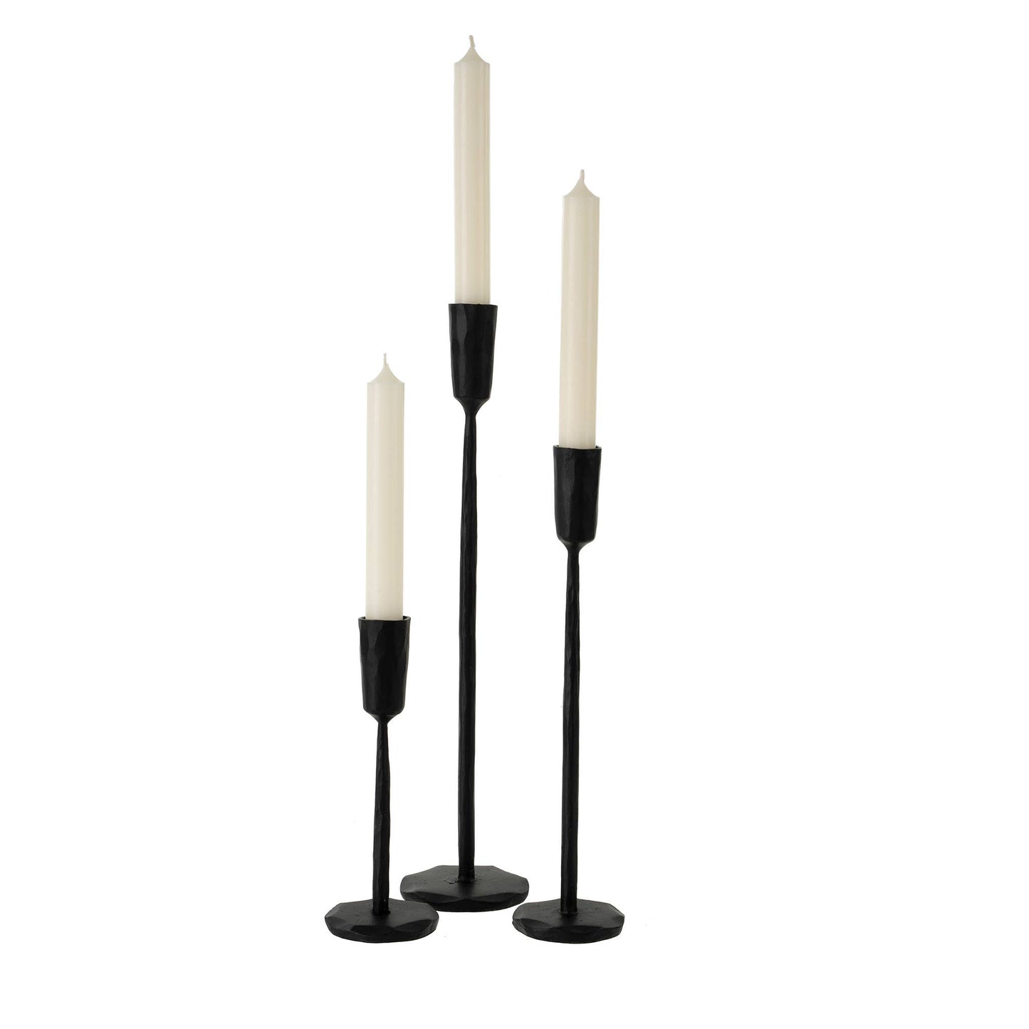 Luna Forged Candlestick S, Black