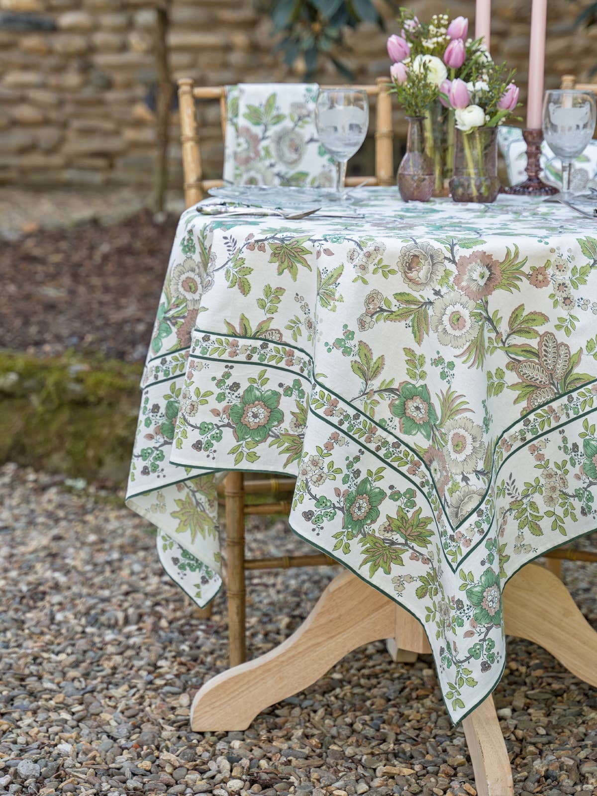 Augustine Tablecloth - Ivory
