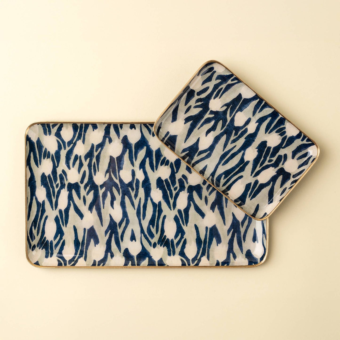 Madhavi Decorative Enameled Tray L