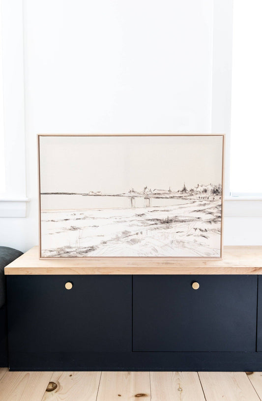 Willard Beach Mixed Media | Stretched Print on Canvas