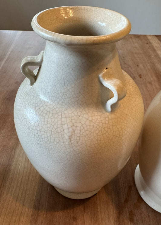 Pair: Kyotoware Japanese vases