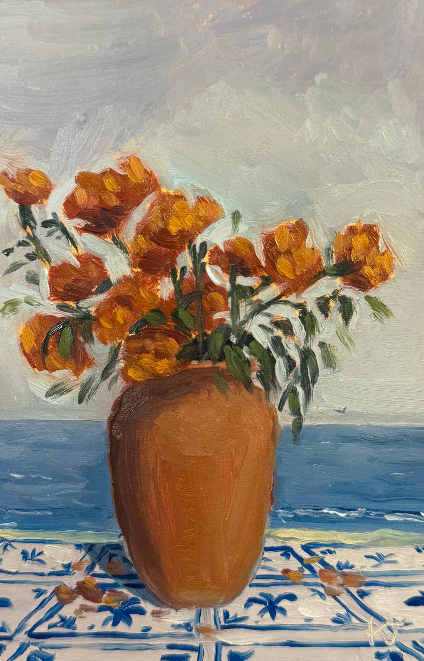"Coastal Marigolds"