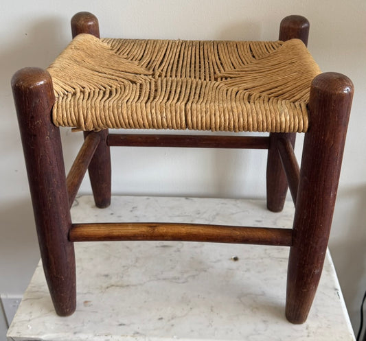Vintage paper cord stool