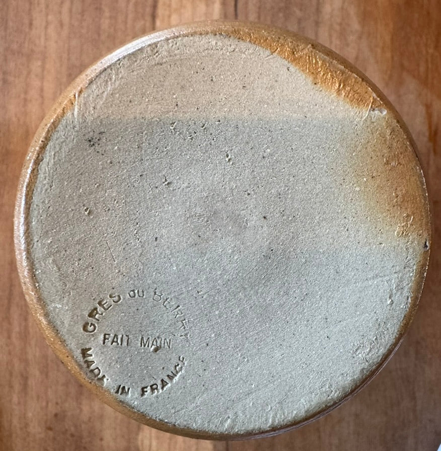 Vintage French stoneware pitcher