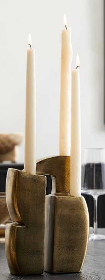 Geometric Metal Taper Holders