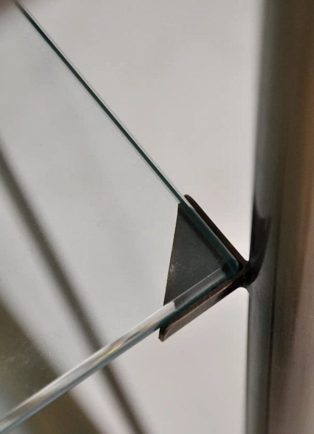 Vintage glass and brass bar cart