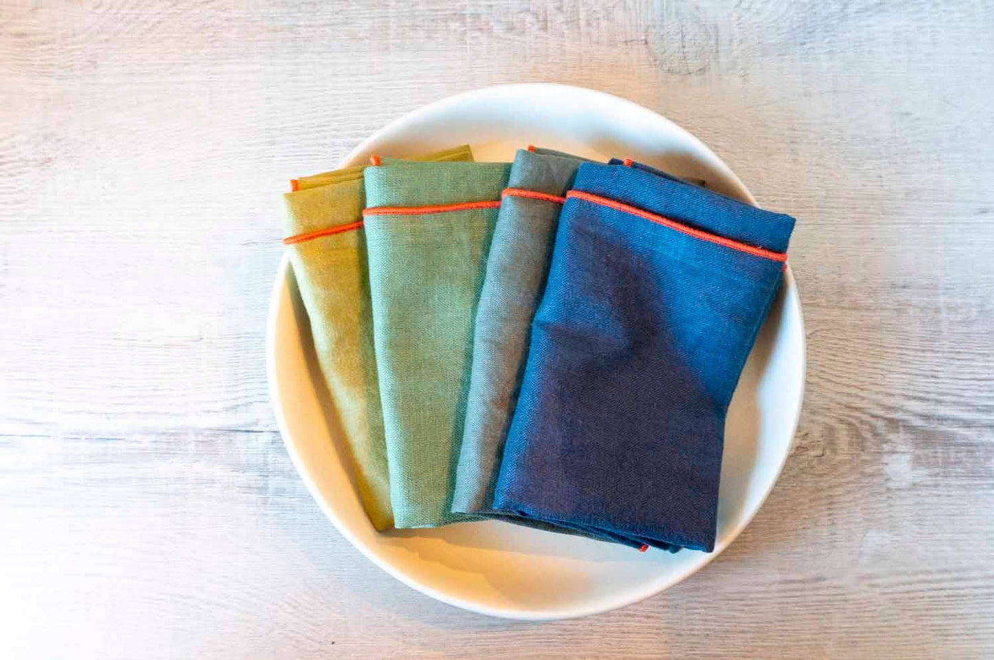 Curated 100% Linen Cloth Napkins - Fish Pond Mix (Set of 4)