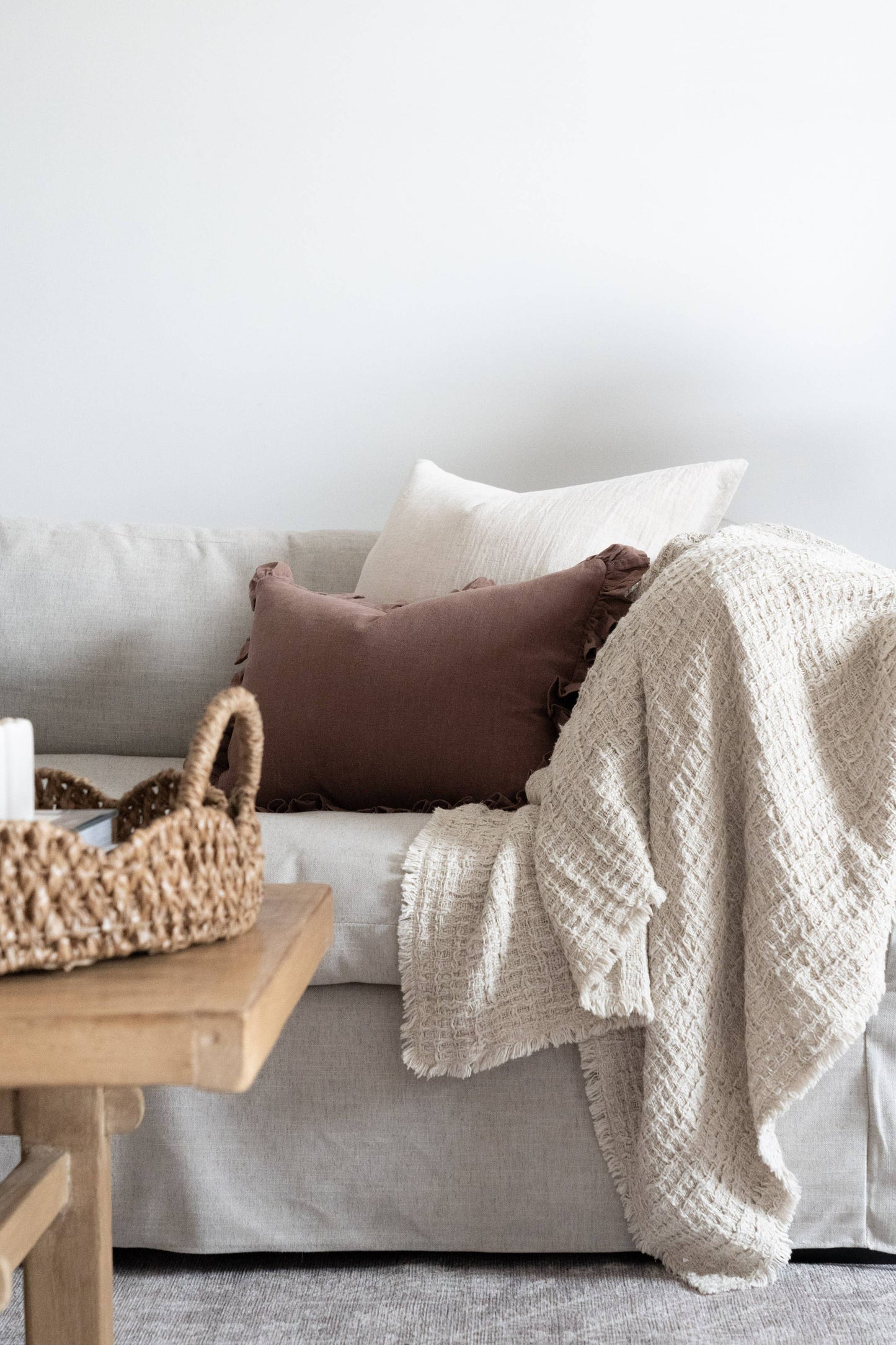 COCOA Ruffle Pillow