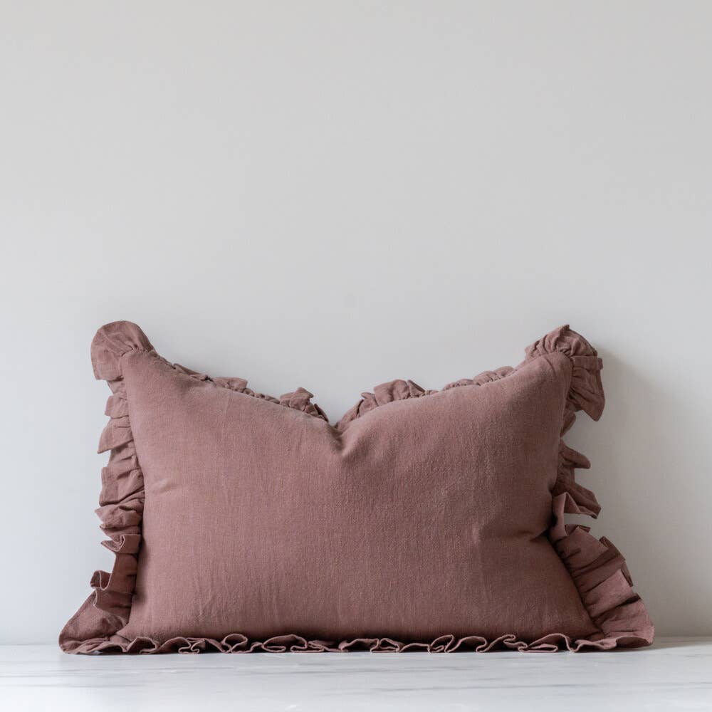 COCOA Ruffle Pillow