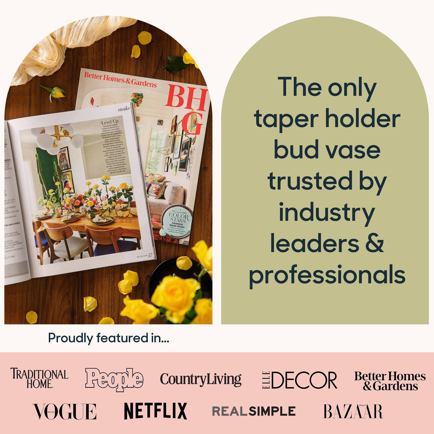 Base Vase 1-Pack (Clear)
