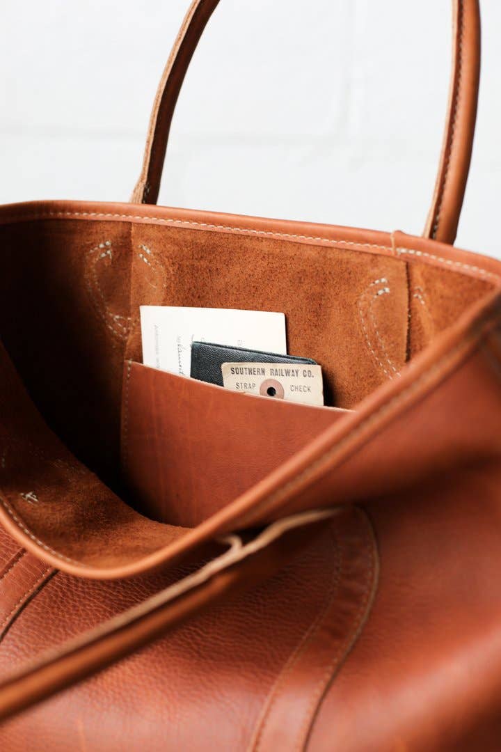 Leather Passenger Tote
