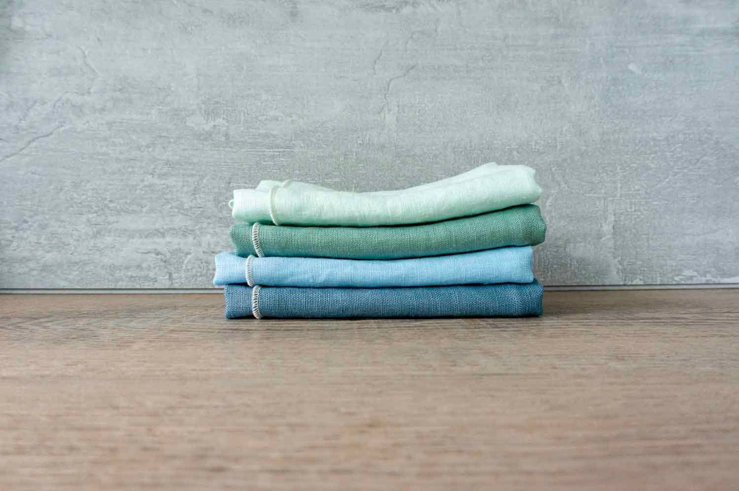 Curated 100% Linen Napkins - Iceberg Mix