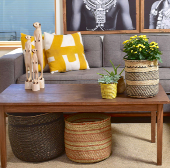 Auburn Stripe Iringa Basket