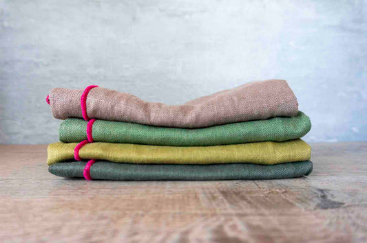 Curated 100% Linen Cloth Napkins - Fish Pond Mix (Set of 4)