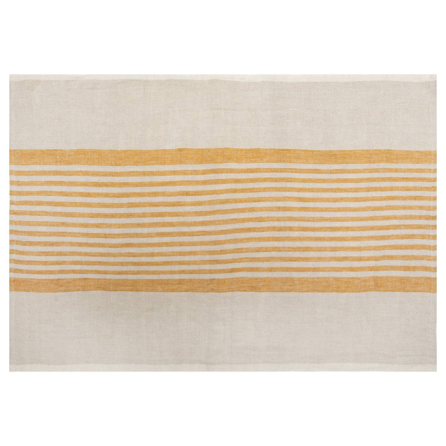 Brittany Natural & Mustard  Tea Towels 20x30 - Set of 2