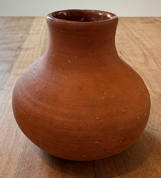 Terracotta bud vase