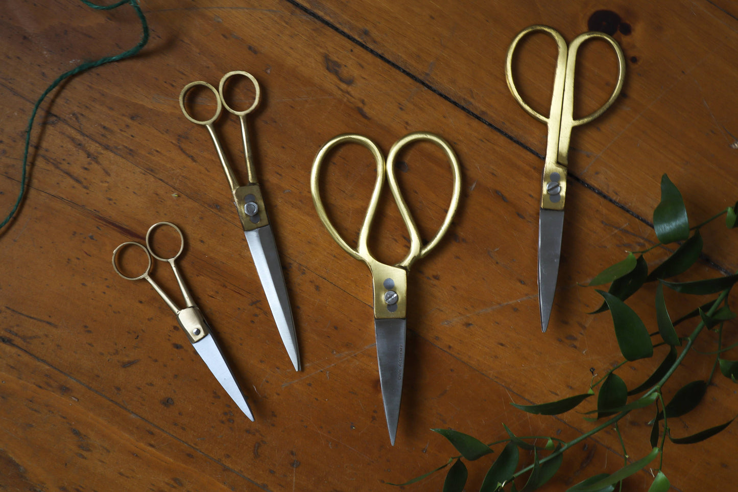 Shears Brass and Stainless Steel 7in