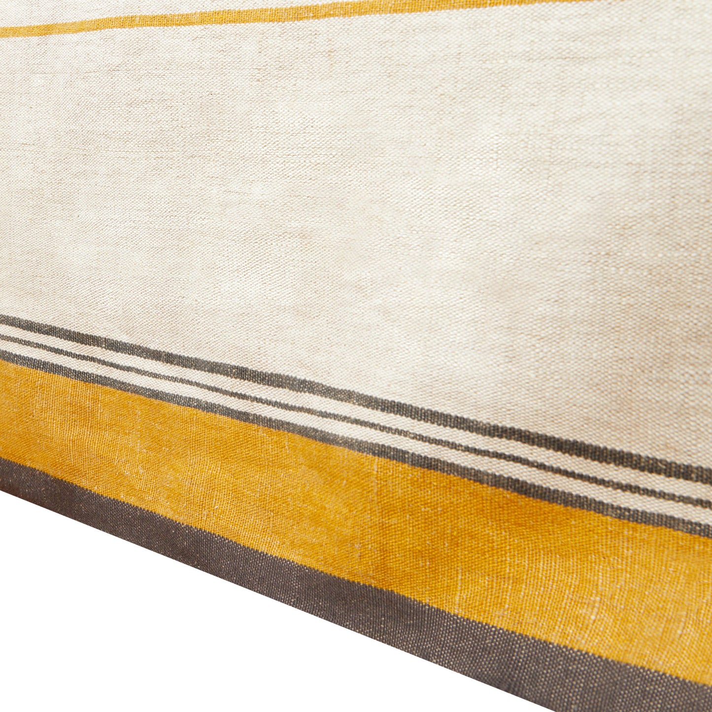 Eze Ivory & Mustard Tablecloth