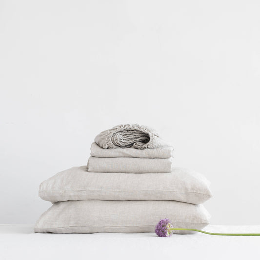 Melange Linen Sheet Set- Queen