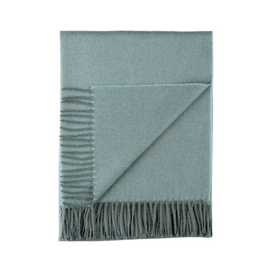 100% Baby Alpaca Throw - Misty Mountain