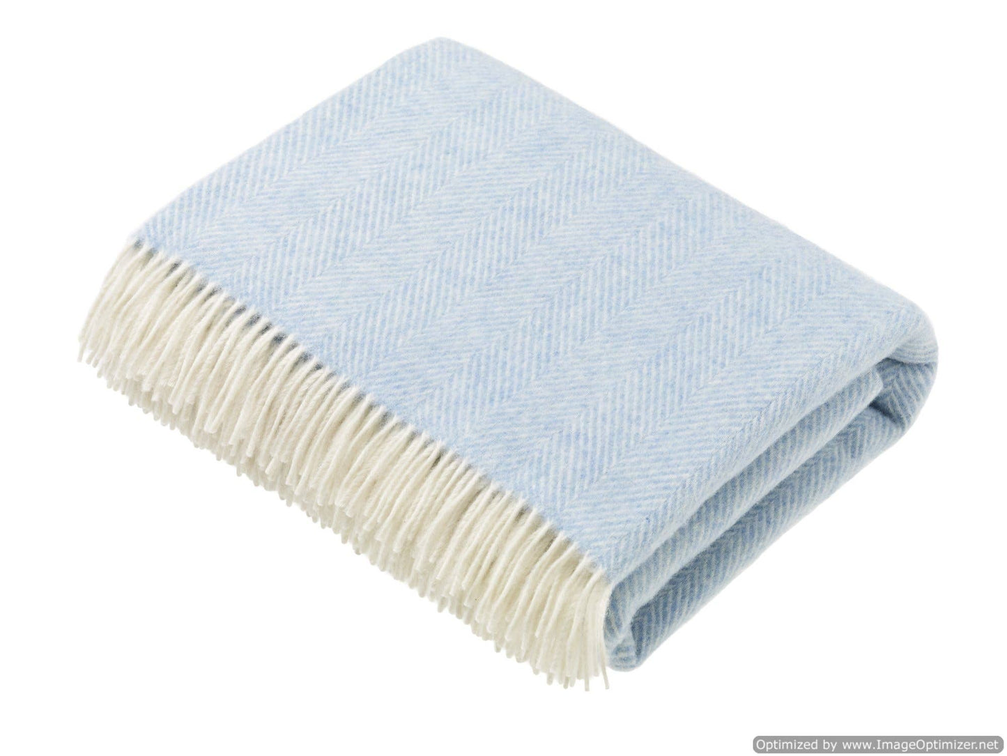 Herringbone - Merino Lambswool Throws - Made in England
