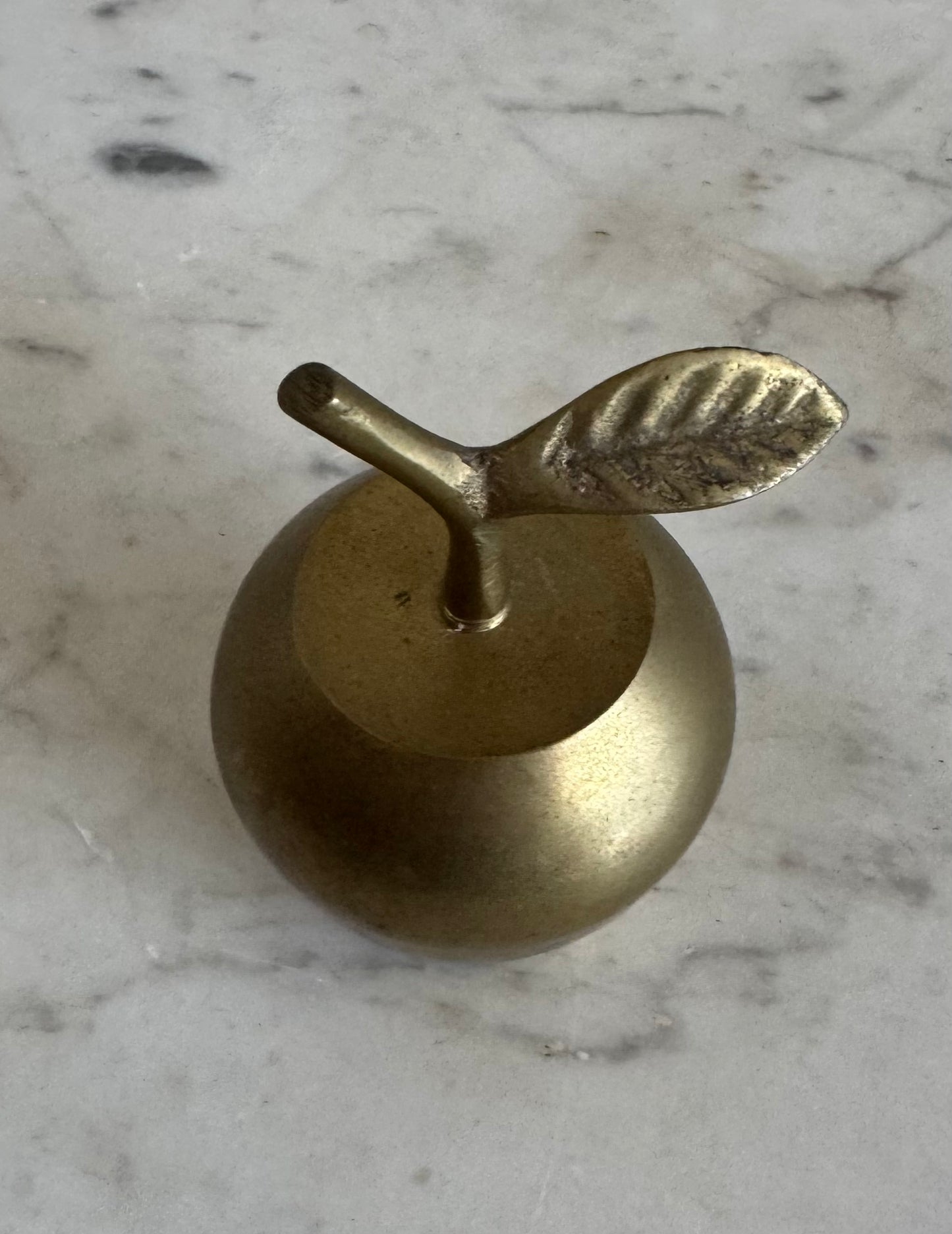 Vintage brass apple bell