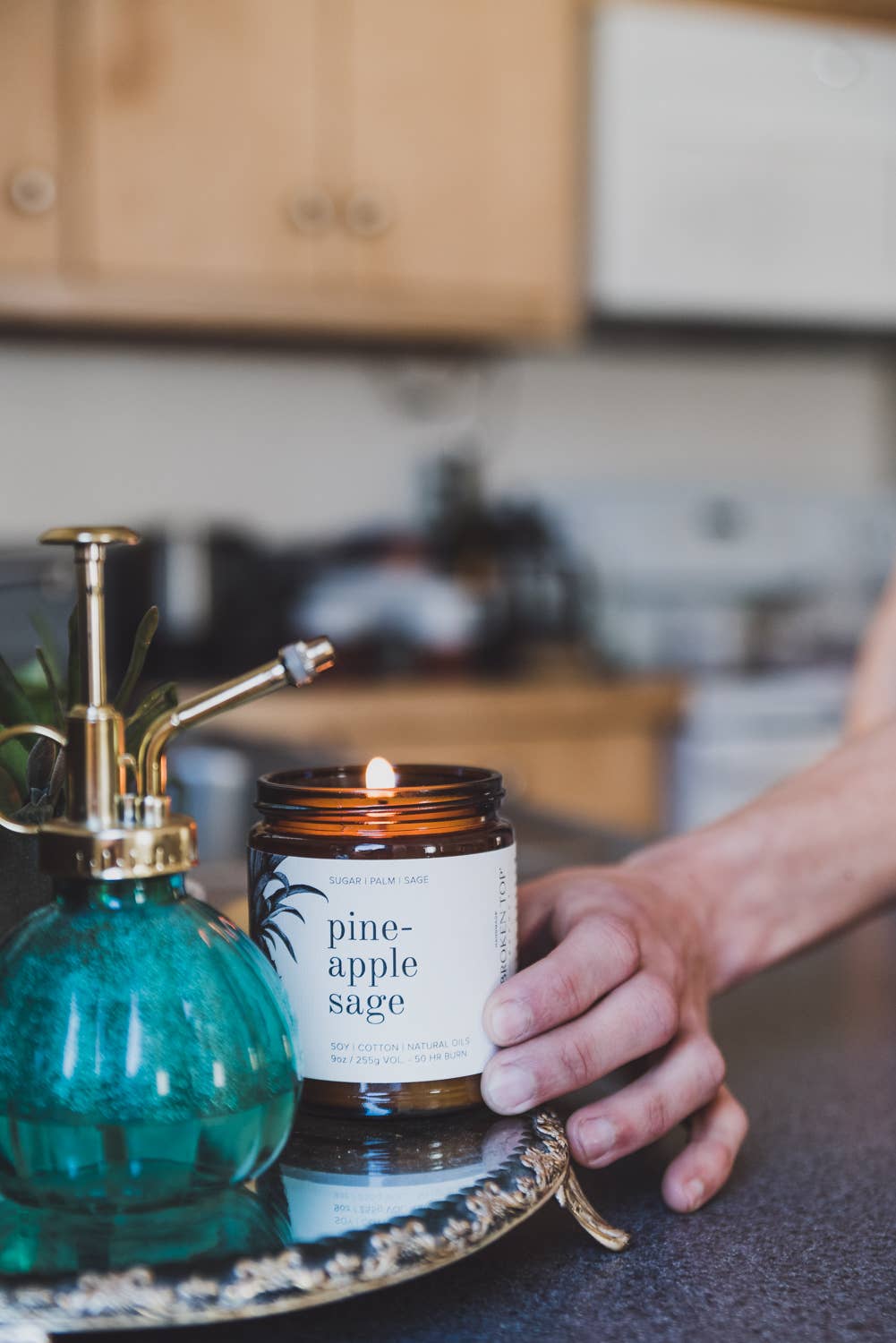 Pineapple Sage 9oz Soy Candle