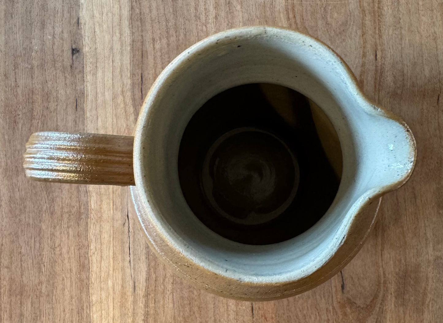 Vintage French stoneware pitcher