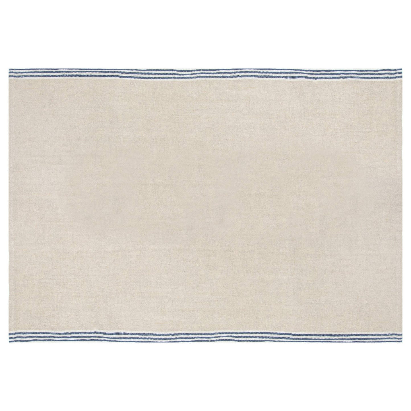 Alsace Natural & Blue Towels 20x30 - Set of 2