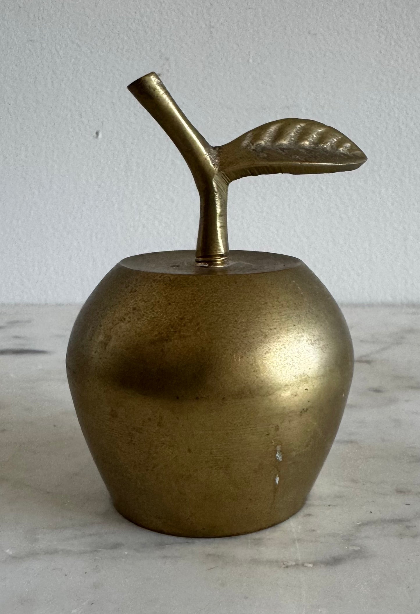 Vintage brass apple bell