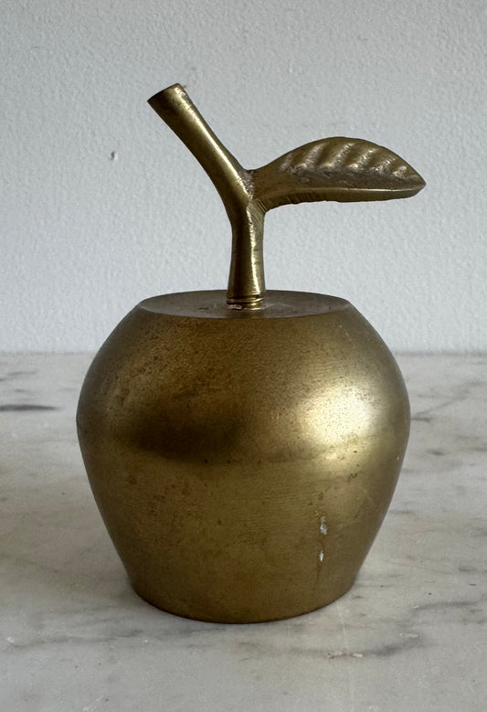 Vintage brass apple bell