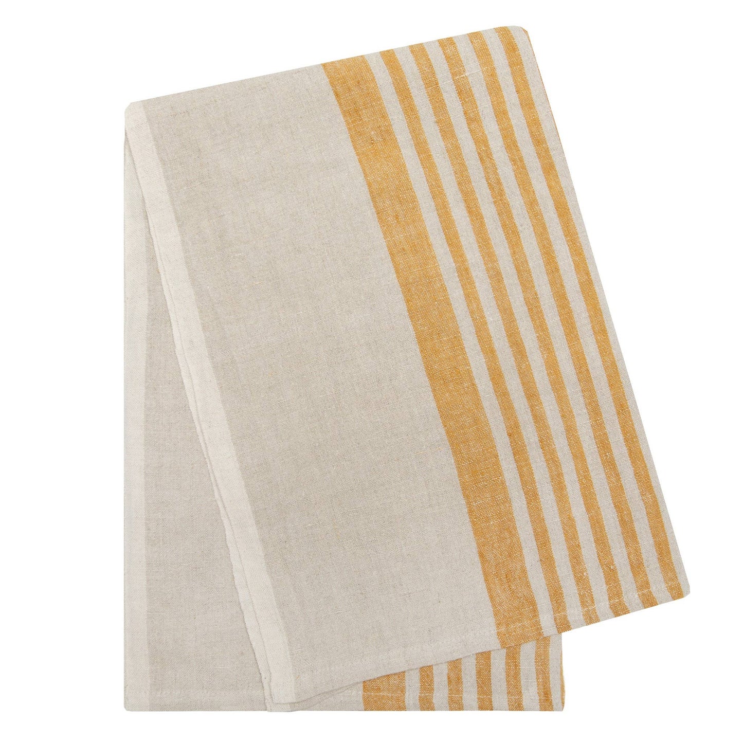 Brittany Natural & Mustard  Tea Towels 20x30 - Set of 2