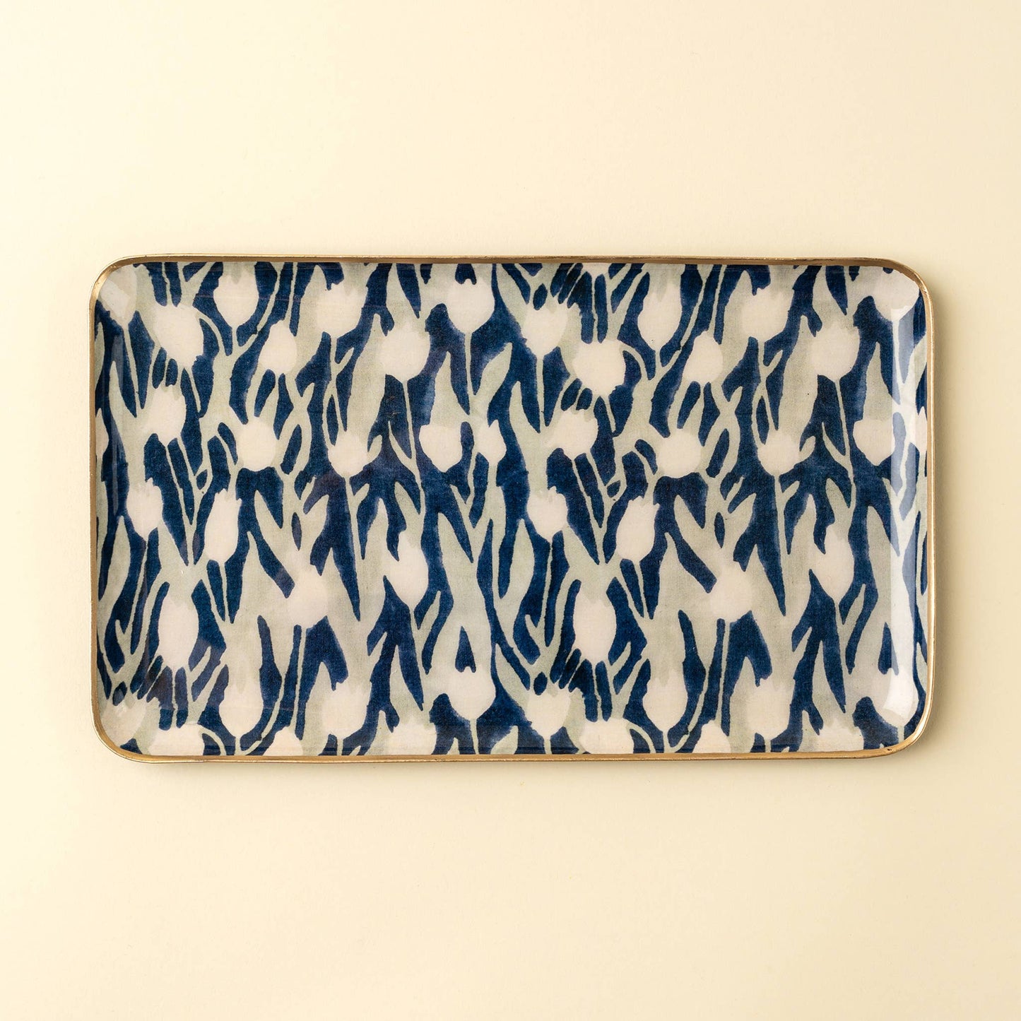 Madhavi Decorative Enameled Tray L