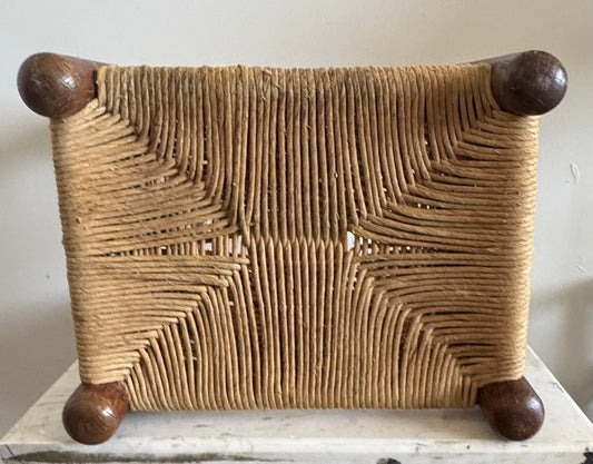 Vintage paper cord stool