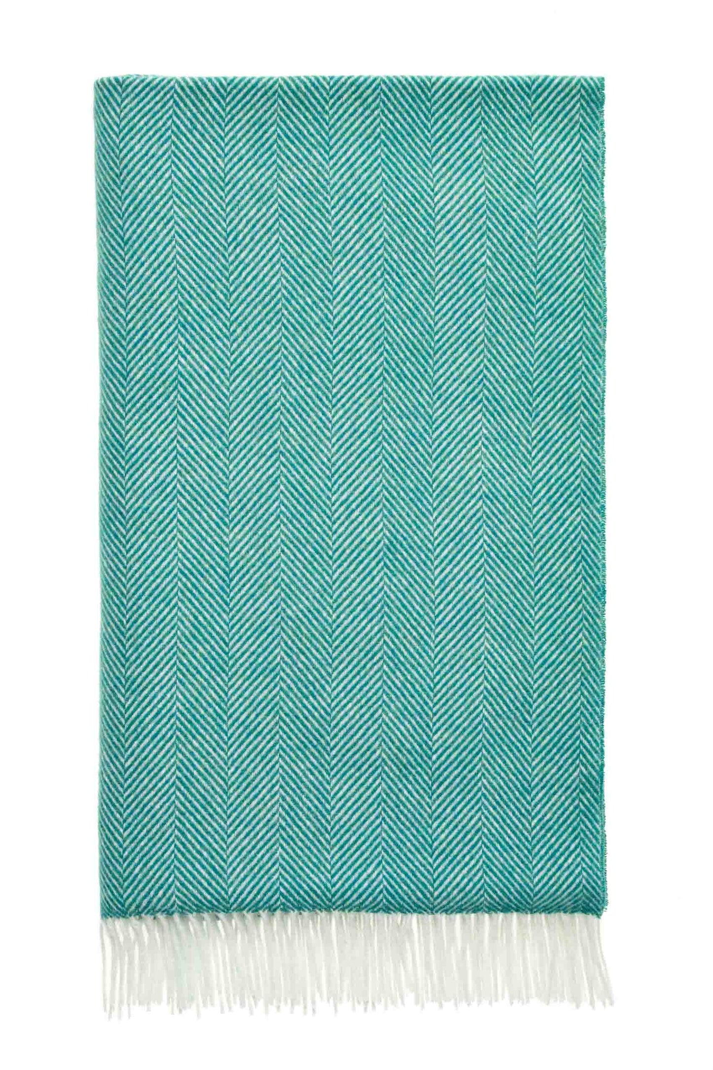 Herringbone - Merino Lambswool Throws - Made in England