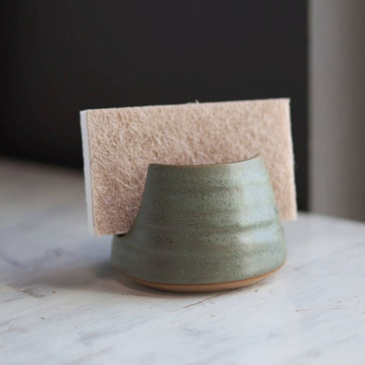 Sponge Holder in Moss Green