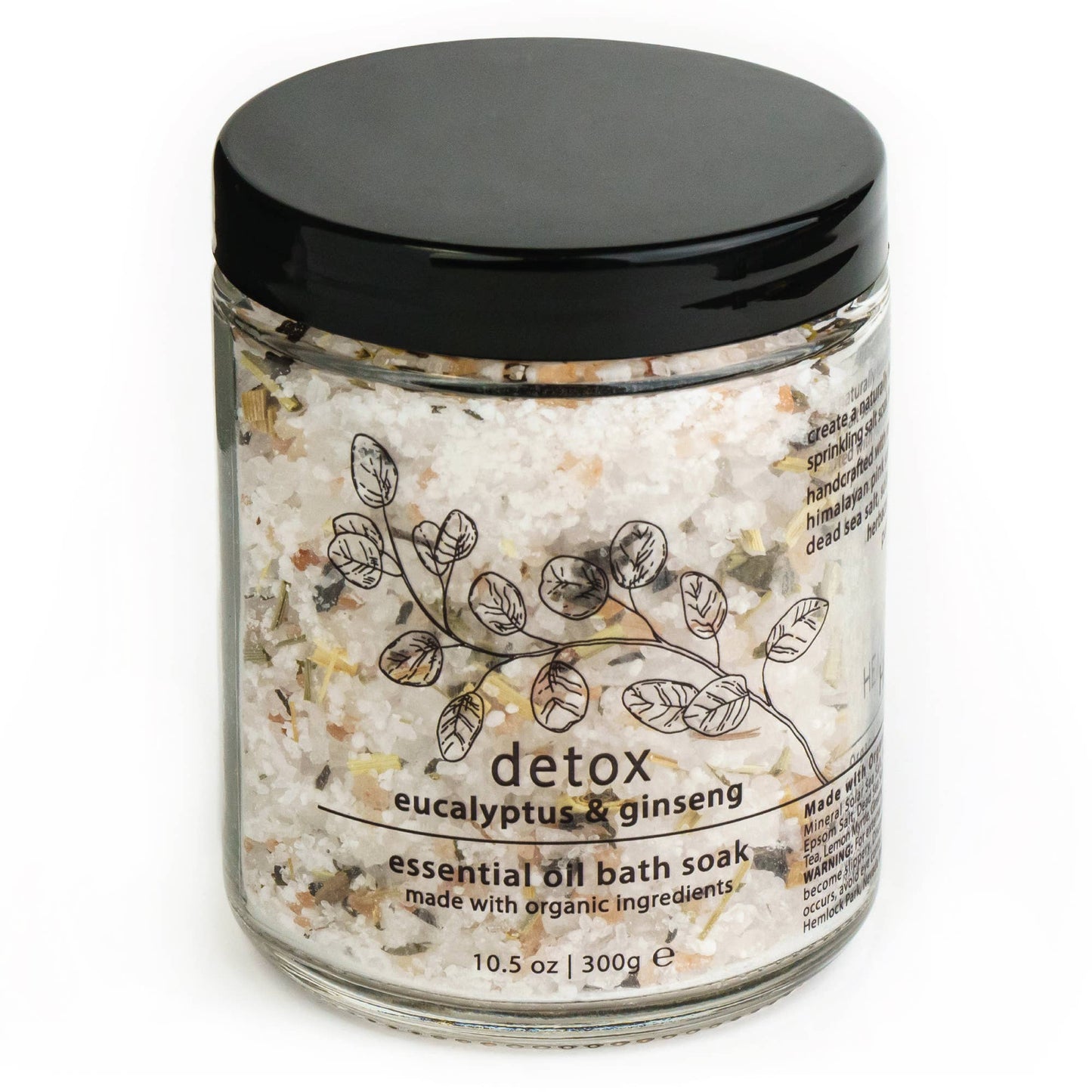 Detox Eucalyptus & Ginseng | Essential Oil Mineral Bath Soak