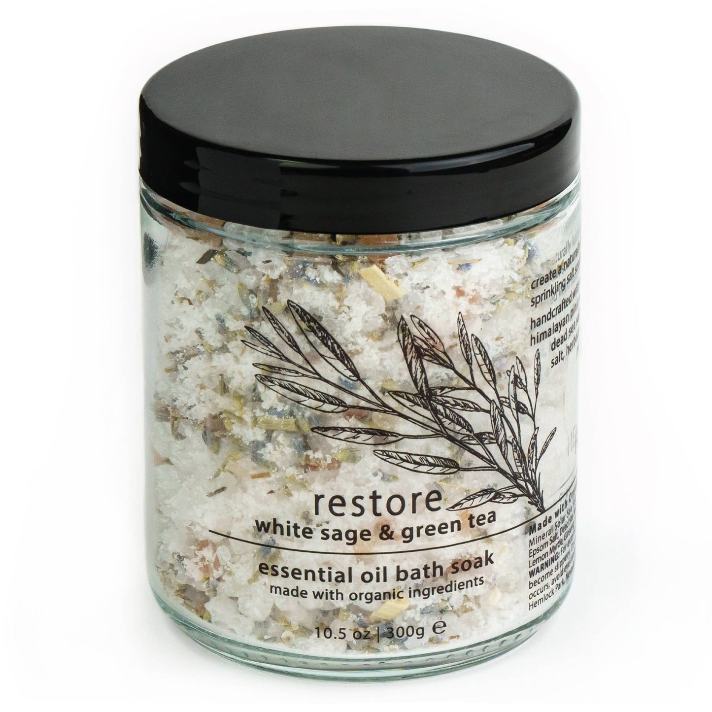 Restore White Sage & Green Tea | Essential Oil Mineral Bath