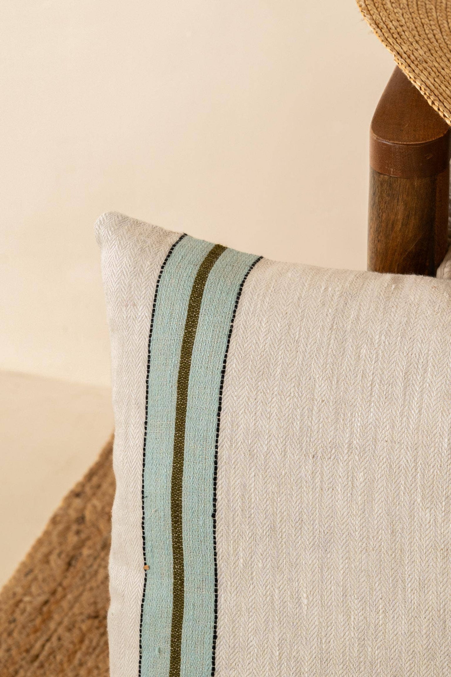 Linen Herringbone Cushion Cover
