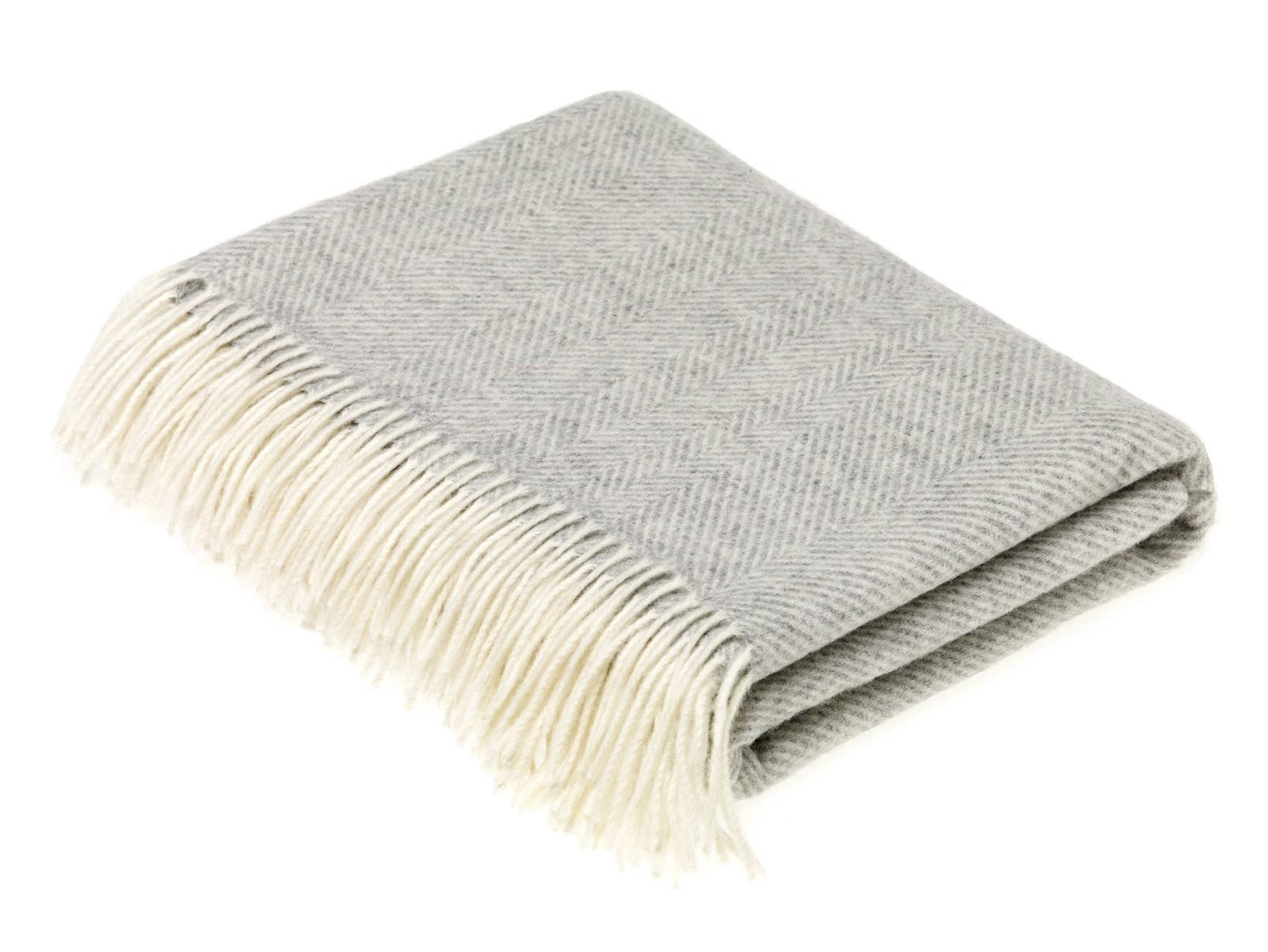 Herringbone - Merino Lambswool Throws - Made in England