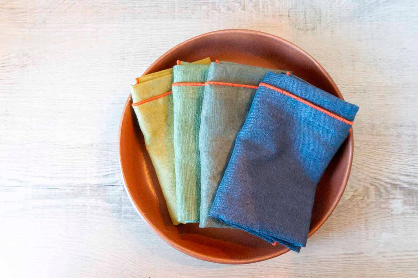 Curated 100% Linen Cloth Napkins - Fish Pond Mix (Set of 4)