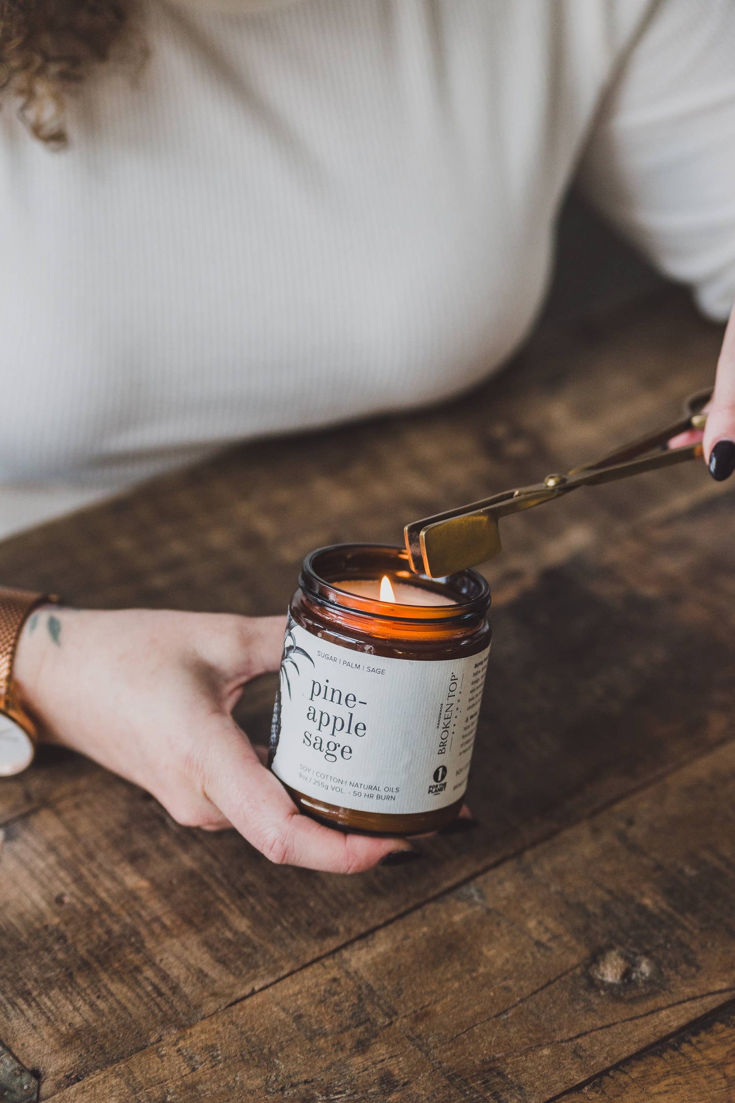 Pineapple Sage 9oz Soy Candle