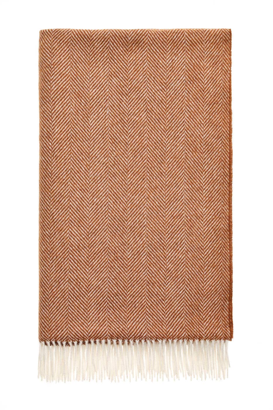 Herringbone - Merino Lambswool Throws - Made in England