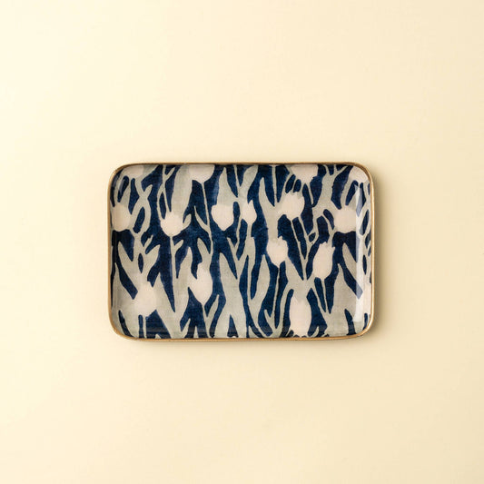 Madhavi Decorative Enameled Tray S